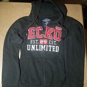 Ecko Unlimited Men's Medium Logo Zip Up Jacket